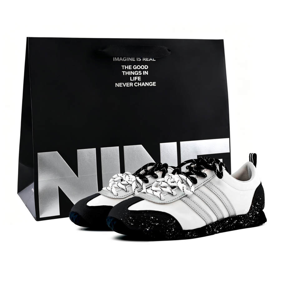 Adidas Adidas VS JOG 2.0 Baby's Breath Miu Series Slip Resistant, Abrasion Resistant, Lightweight German Army Trainers Unisex