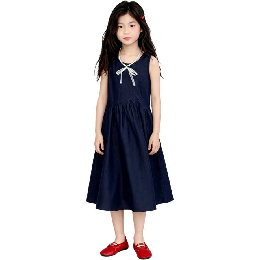 YALU Grade School Dresses Camisole Moderate Midi Skirt