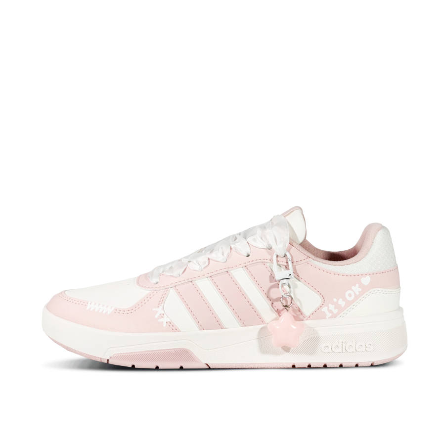 Adidas Adidas COURTBEAT Star Sugar Pink White Low top Skateboard Shoes Unisex White Pink