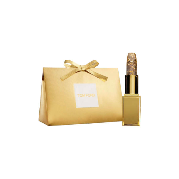 TOM FORD Gold Foil Lip Balm Shopping Bag, Lipstick, Liquid Lipstick, Natural Moisturizing And Nourishing 3g