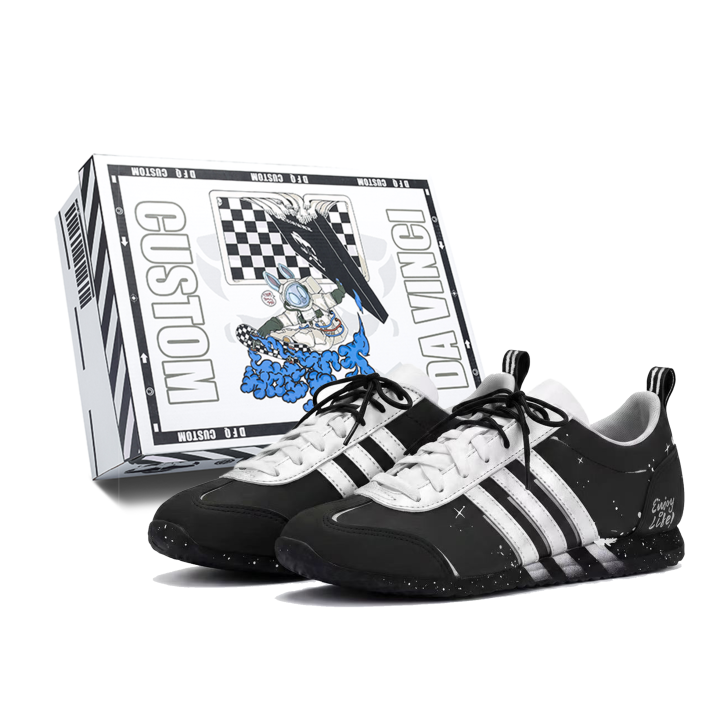 Adidas Adidas VS JOG 2.0 Silver Star Night, Box Slip Resistant Low top German Army Trainers Unisex Black