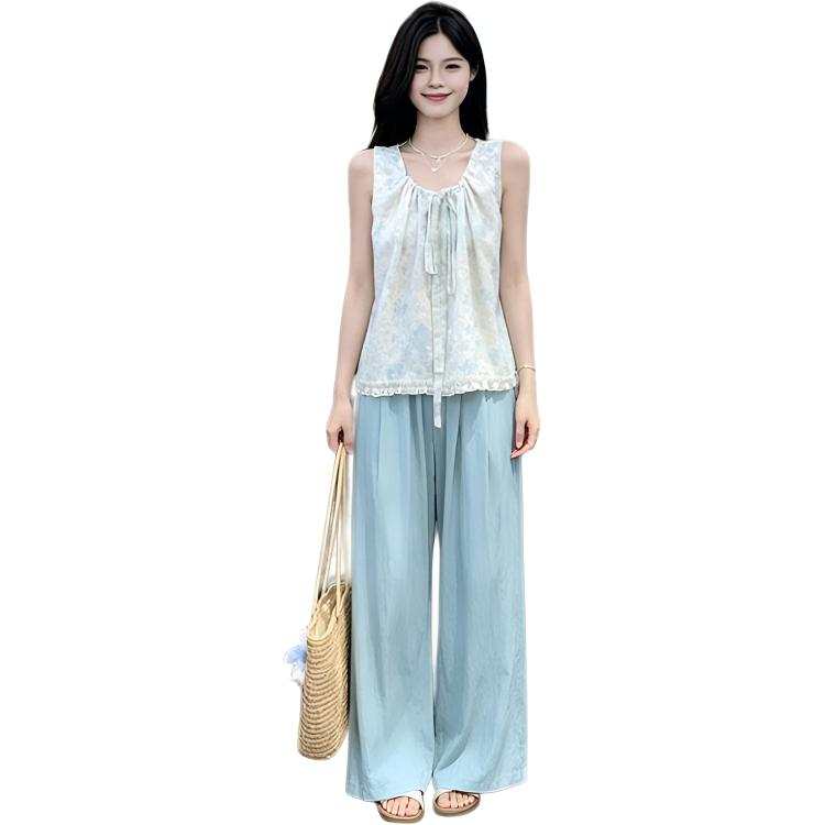 SIXUSICHOU Casual Suits Women's U Neck Thin