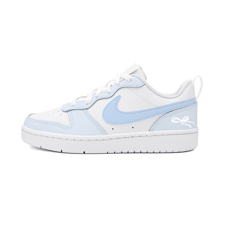 Nike Nike Court Borough Light Blue Sweetheart Knot Leather