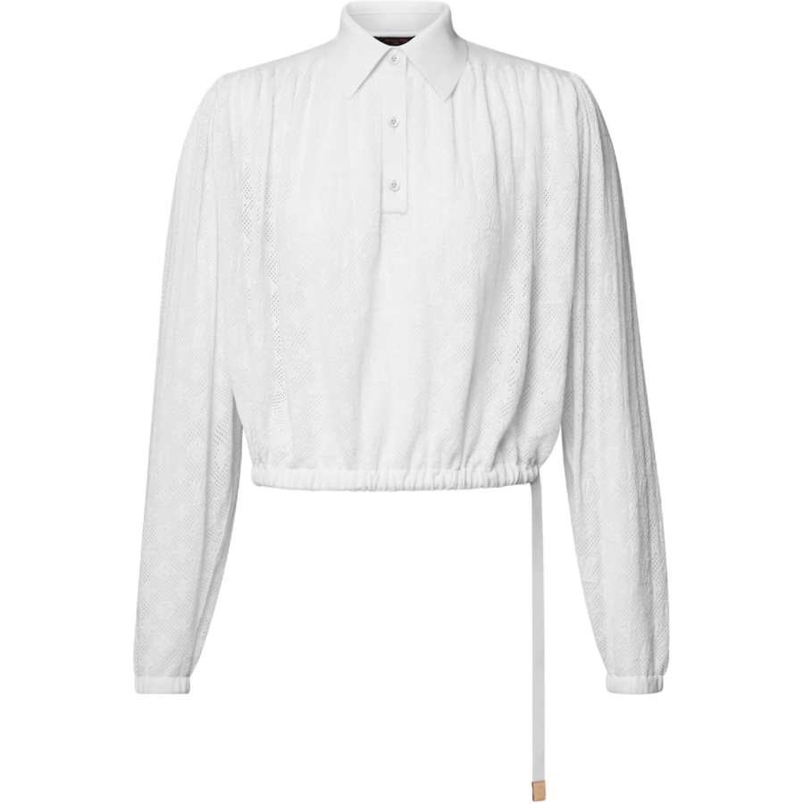 LOUIS VUITTON Monogram SS26 Polo Shirt Women's
