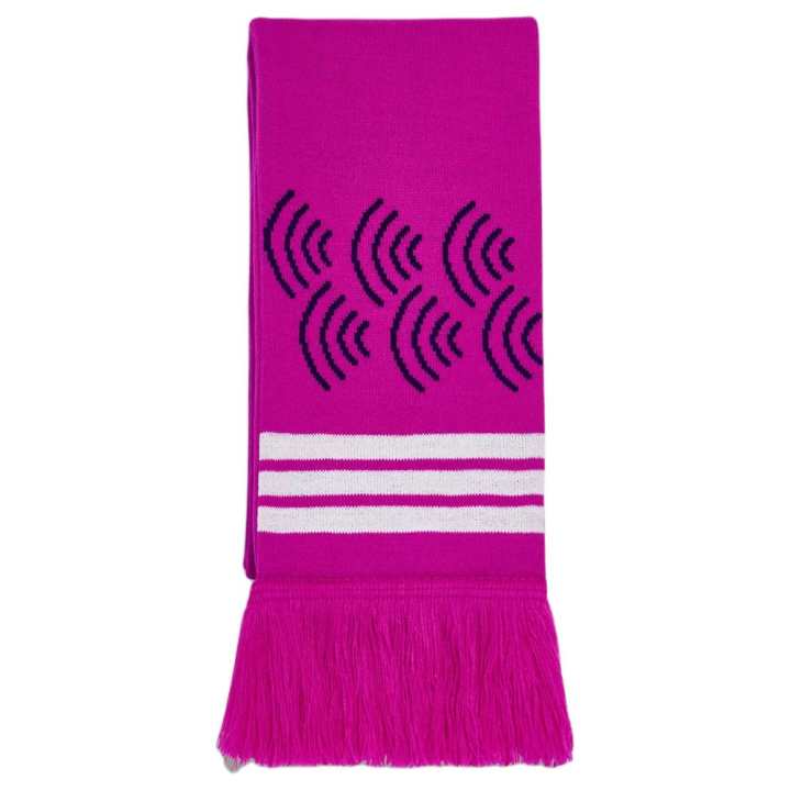 Adidas Adidas Acrylic Knit Scarves Unisex Bright Pink/Black/White