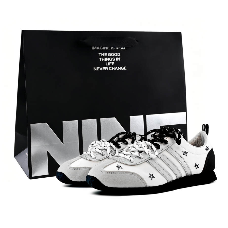 Adidas Adidas VS JOG 2.0 Stars Miu Series Slip Resistant, Abrasion Resistant, Lightweight Low top German Army Trainers Unisex