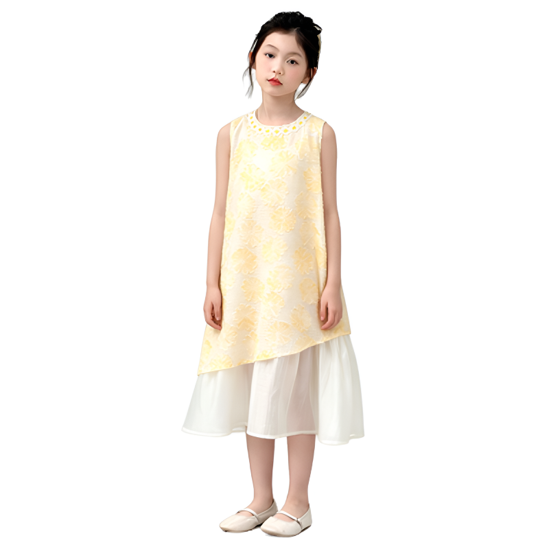 YALU Grade School Dresses Camisole Moderate Midi Skirt