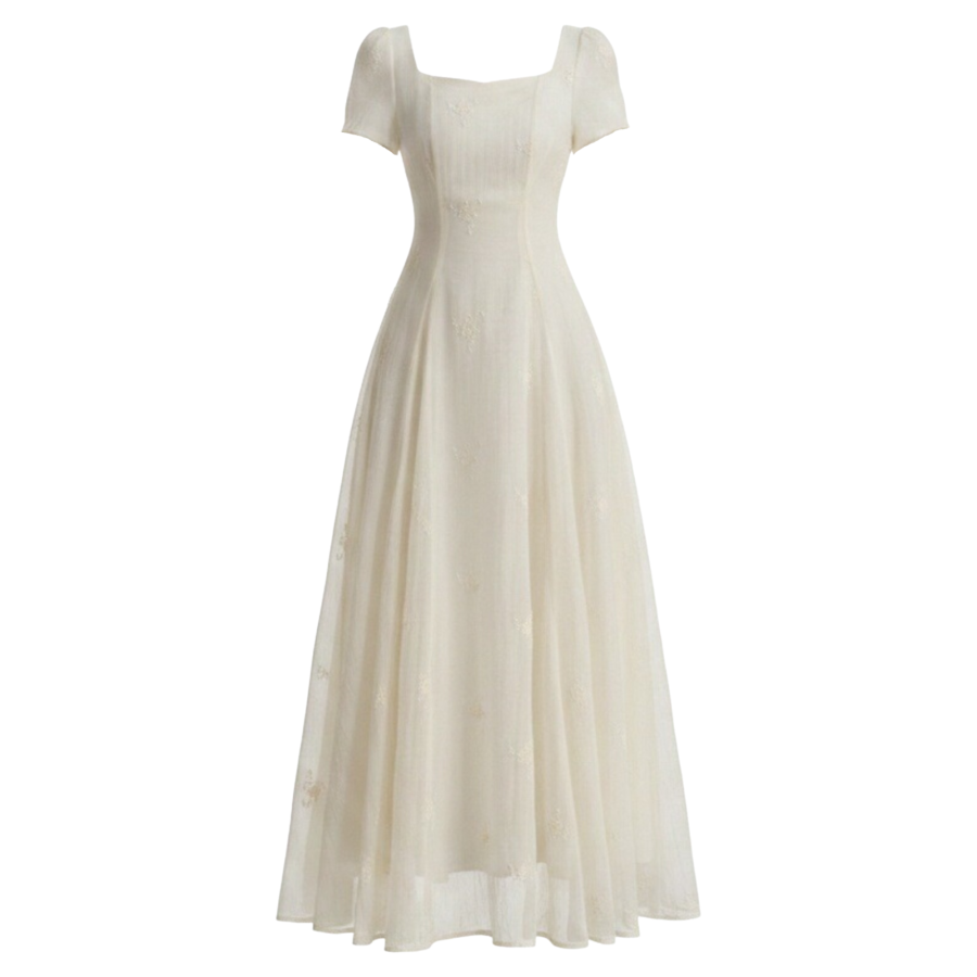 FINDSME GAGA Short Sleeved Dress Women's