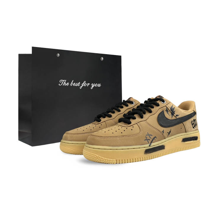 Nike Nike Air Force 1 Cow Leather Slip Resistant, Abrasion Resistant, Lightweight