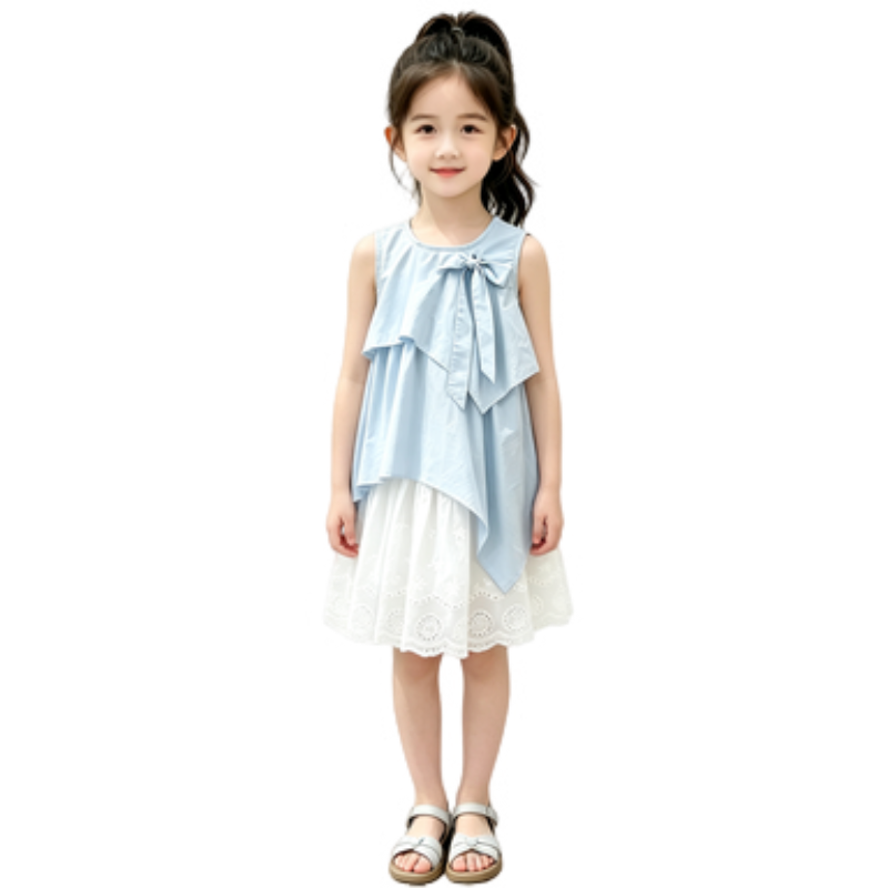 YALU Grade School Dresses Camisole Moderate Midi Skirt