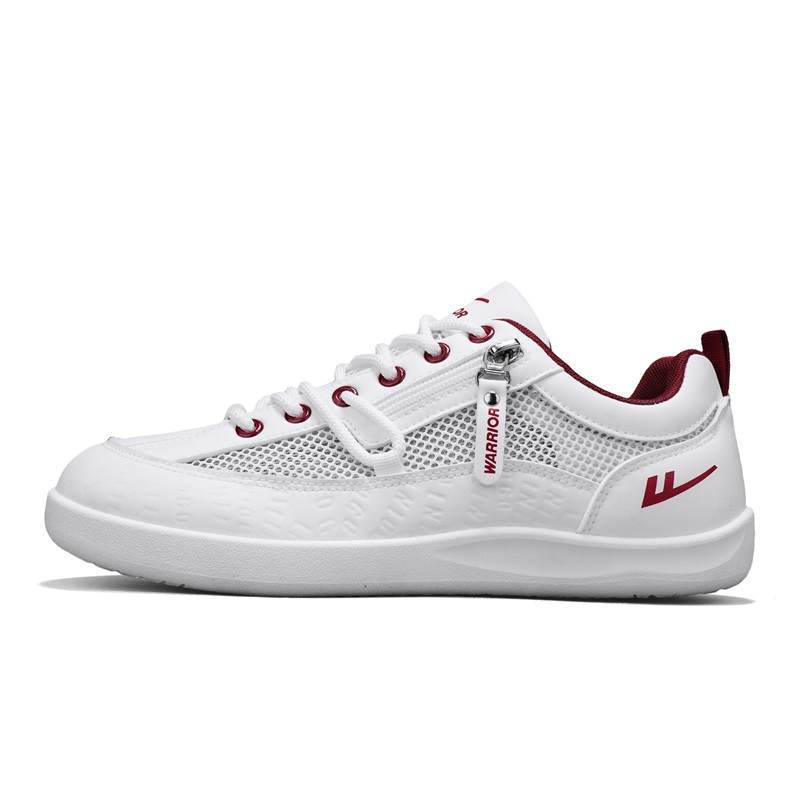 Warrior Balance Abrasion Resistant Lightweight Quick Dry Low top Casual Shoes Men's White Red