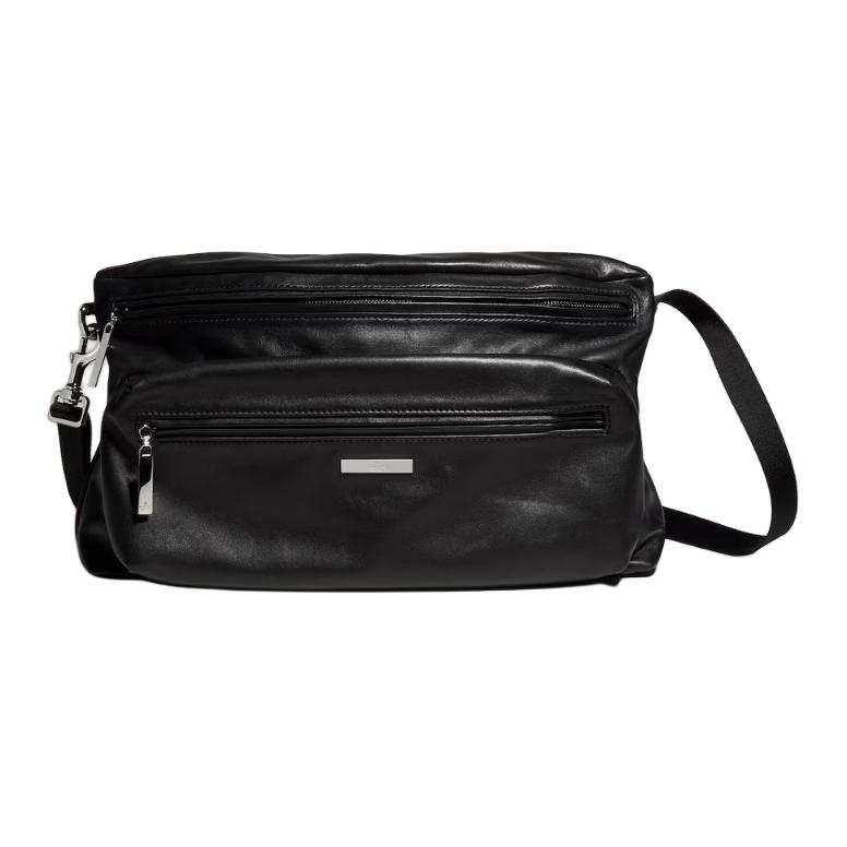 GUCCI Leather Crossbody Bags Medium Men's Black