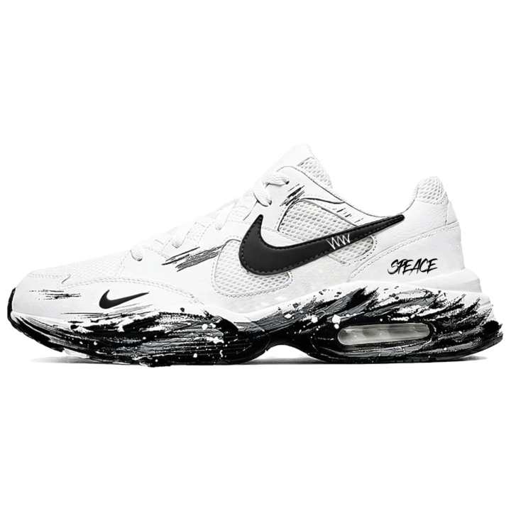 Nike Nike Air Max Fusion Low top Running Shoes Unisex Black White