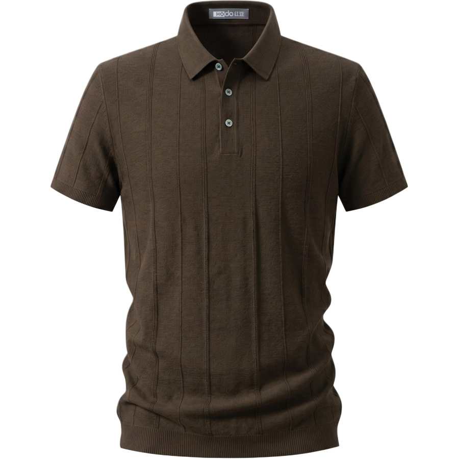 Hodo Polo Shirts Men's Lapel Moderate Straight Fit