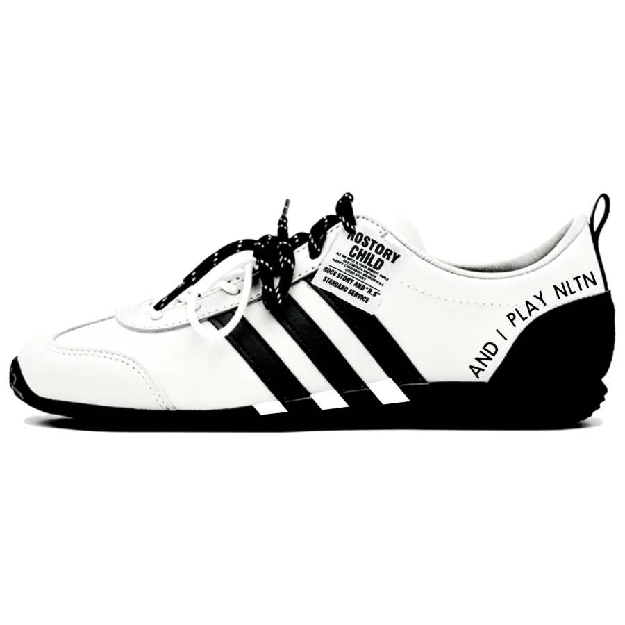 Adidas Adidas VS JOG 2.0 Low top German Army Trainers Unisex Black White