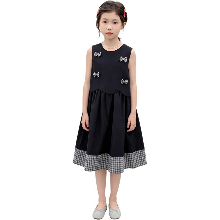 YALU Grade School Dresses Camisole Moderate Midi Skirt