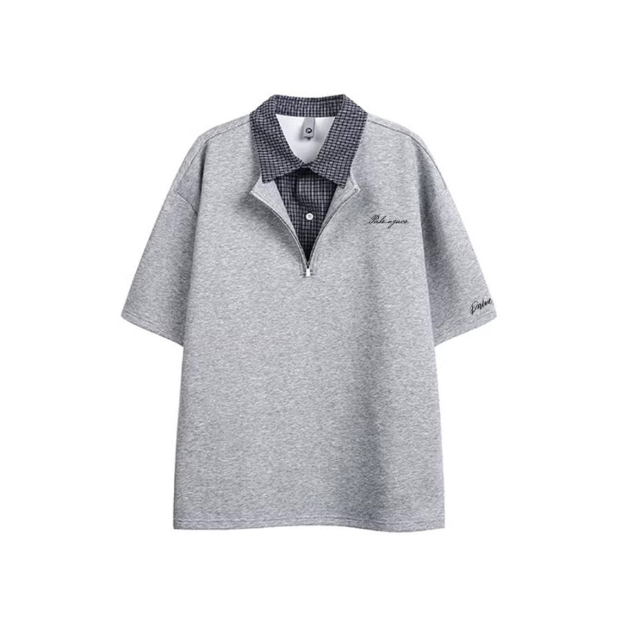 PAL ONGACO Polo Shirts Unisex Polo Collar Moderate Straight Fit