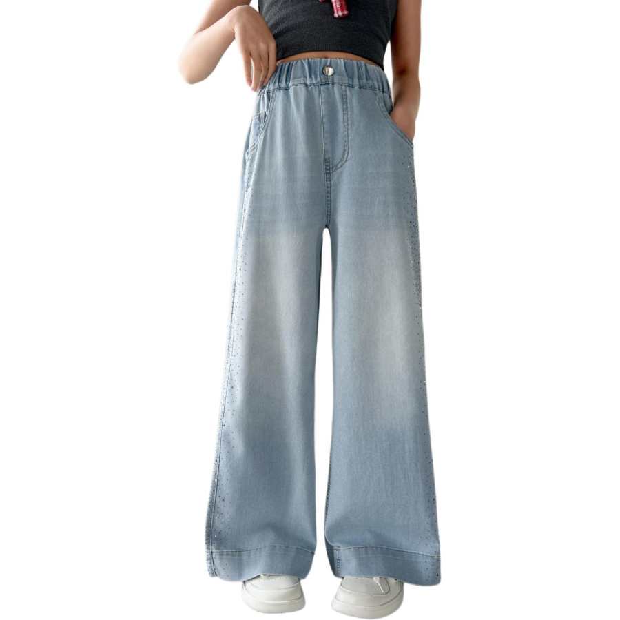 YALU YALU Grade School Jeans Thin