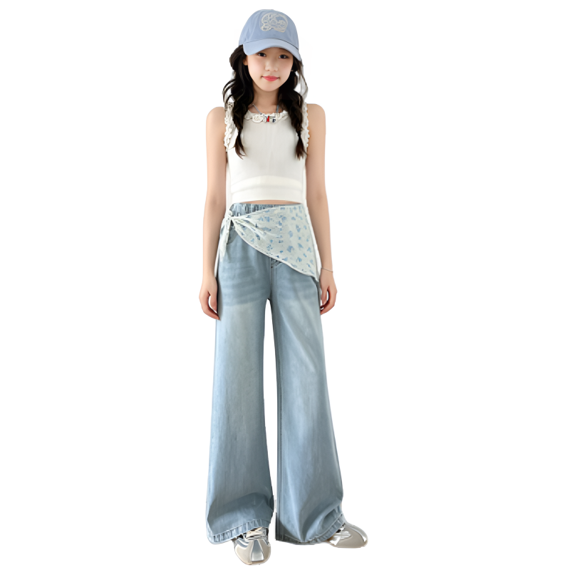 YALU YALU Grade School Jeans Thin