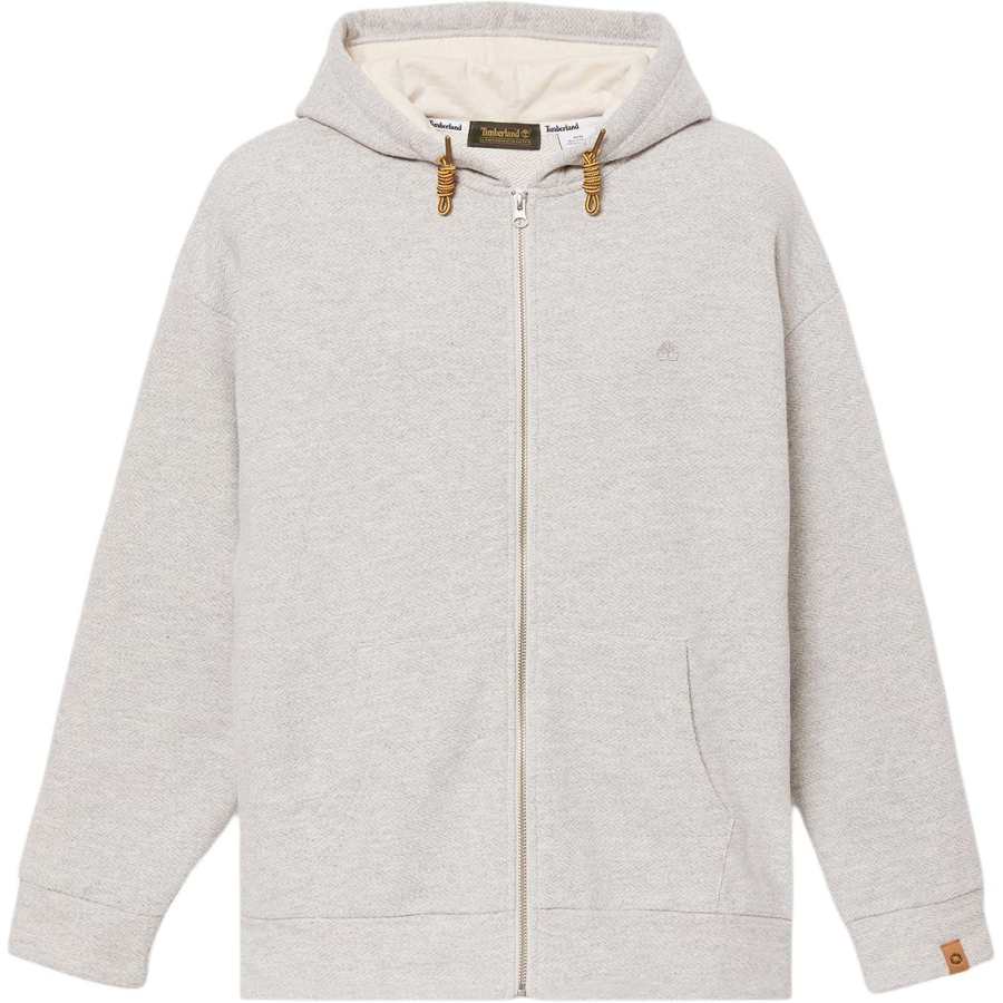 Timberland Sweatshirts Men's Medium Heather Gray Hooded Non Detachable Moderate