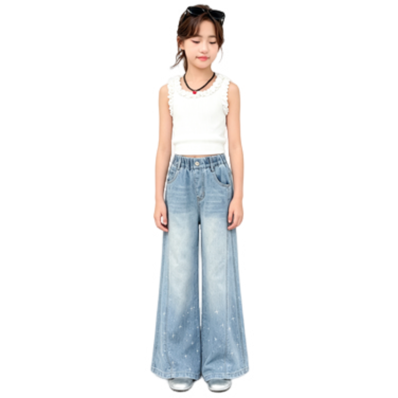 YALU YALU Grade School Jeans Thin
