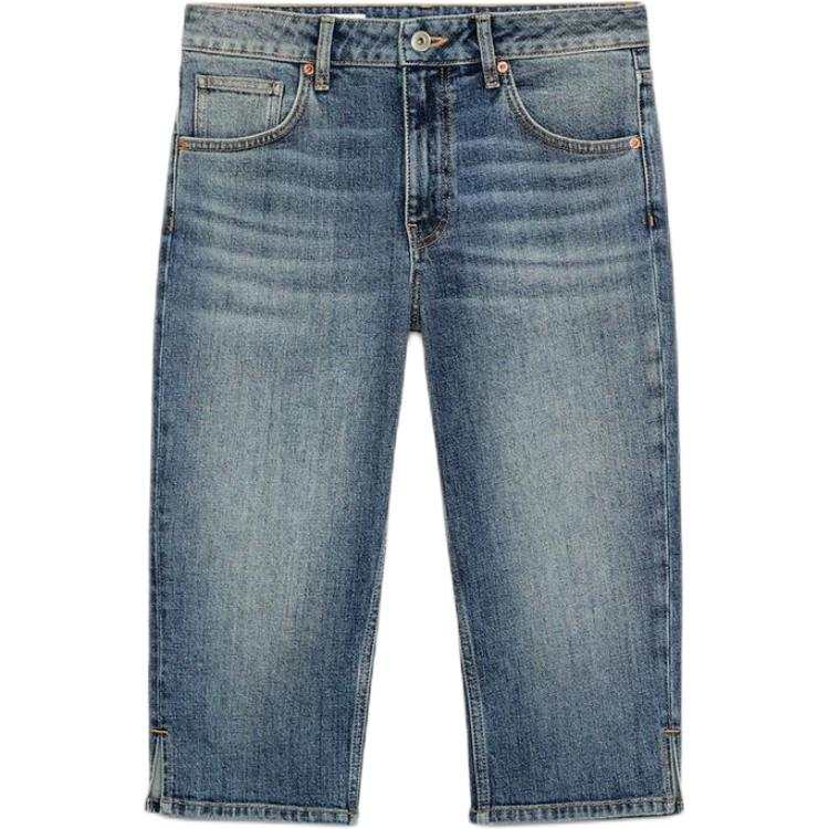 ZARA Trf Denim Shorts Women's Blue Moderate