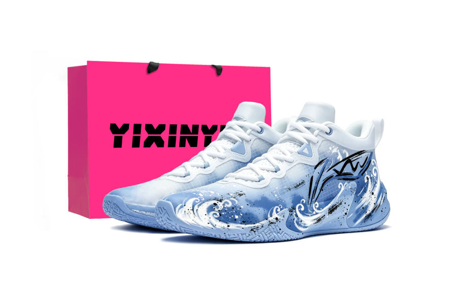 Li-Ning Li Ning Light Speed 1.0 Support Rebound Low top Basketball Shoes Men's Blue