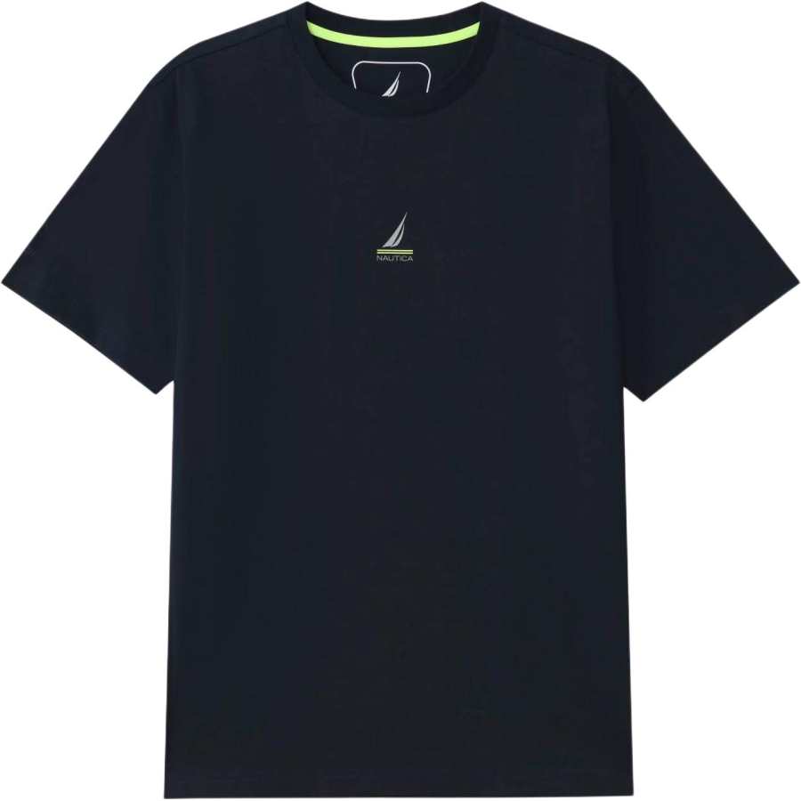 NAUTICA T Shirts Men's Crew Neck Moderate Straight Fit