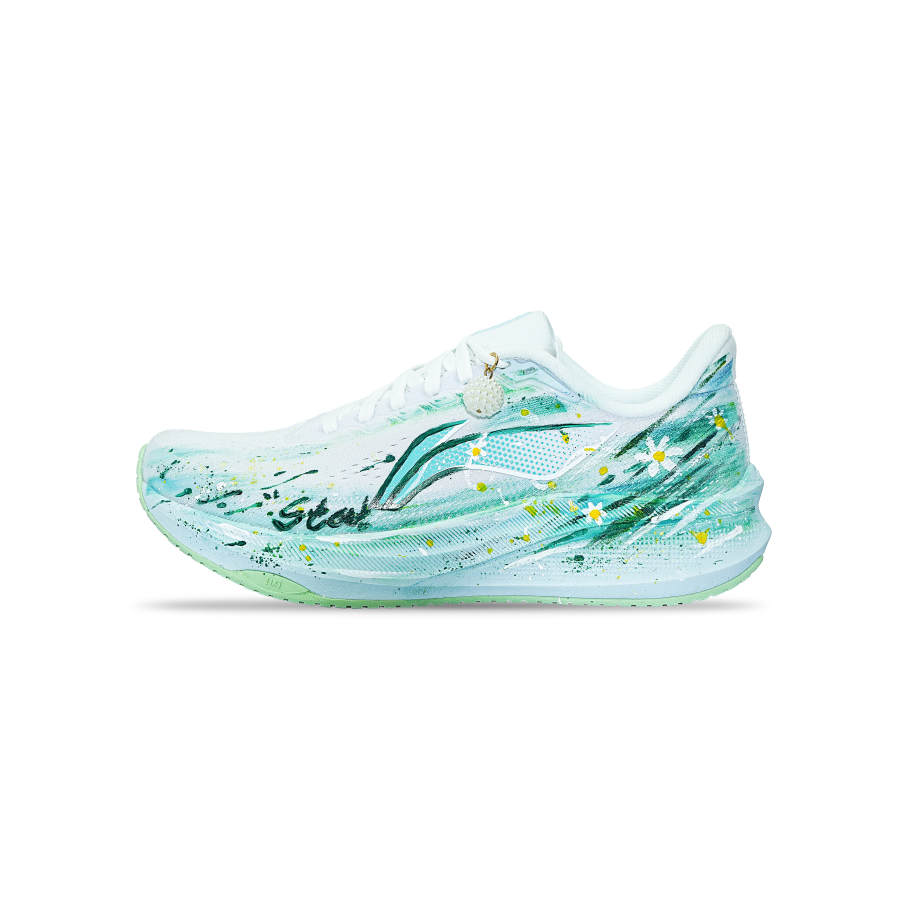 Li-Ning Li Ning Red Hare 9 Cushioning Slip Resistant Abrasion Resistant Low top Casual City Commuting Running Shoes Women's