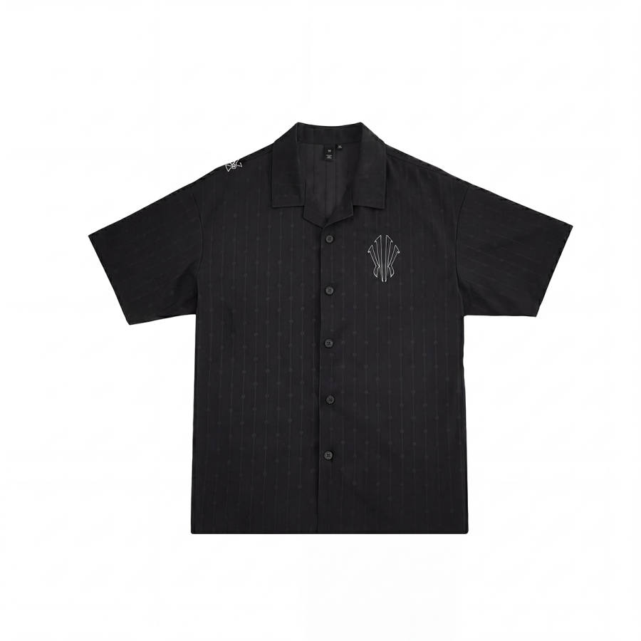 ANTA ANTA Shirts Unisex Black Polo Collar Thin