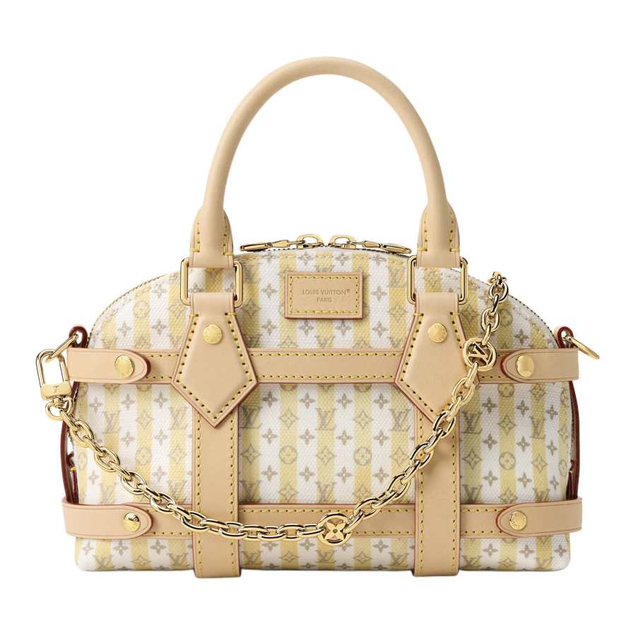 LOUIS VUITTON Coated Canvas Handbag Women's Multicolor