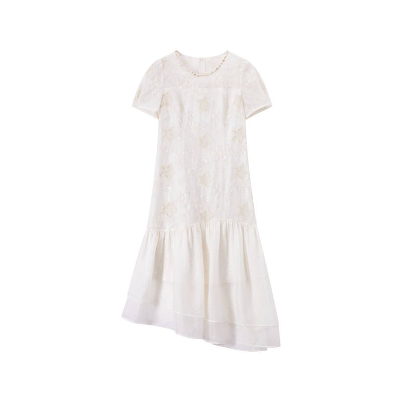 XIANGYING Short Sleeved Dress Women's