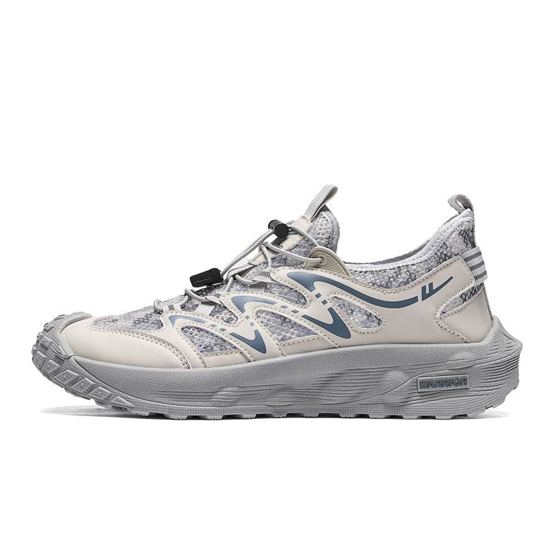 Warrior Coverage, Balance, Abrasion Resistant, Lightweight, Quick Dry Low top Mountaineering Shoes Men's Gray