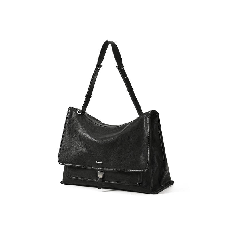 Songmont Sheepskin Top Grain Leather Crossbody Bags Medium Unisex Multicolor