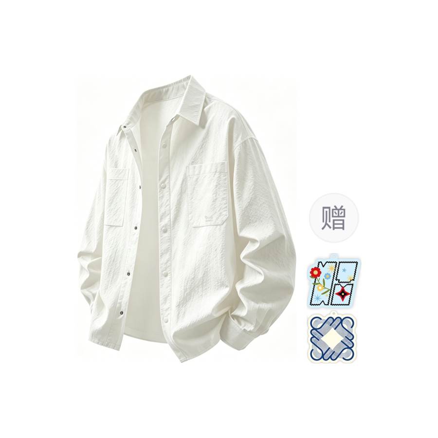 MIIOW MIIOW Shirts Unisex Lapel Moderate Shirt