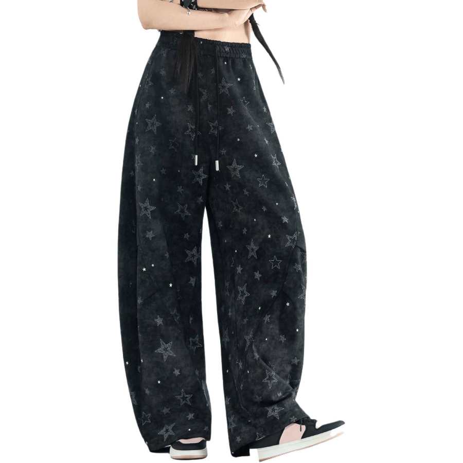 Barbie Sports Pants Women's Blended Black Moderate