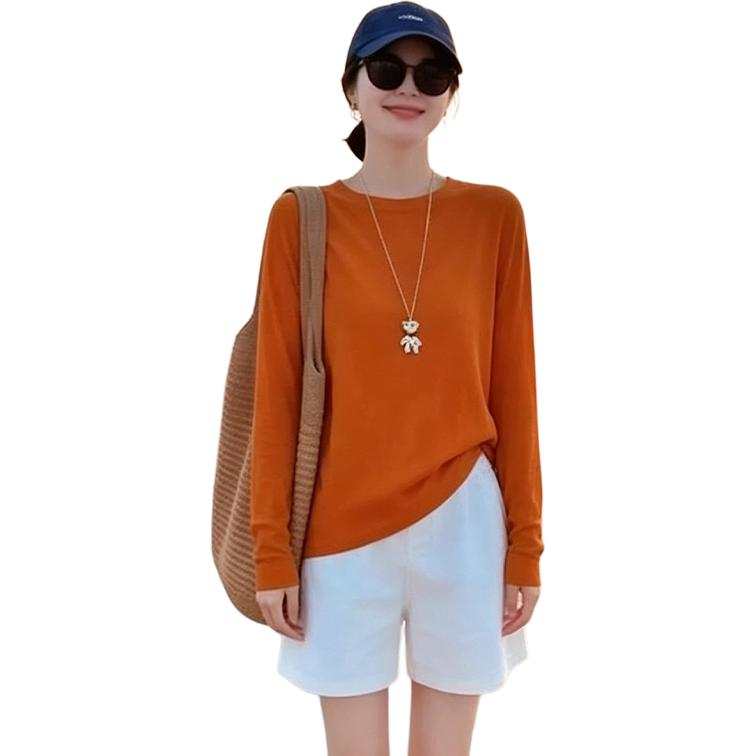 SIXUSICHOU Casual Suits Women's Crew Neck Thin