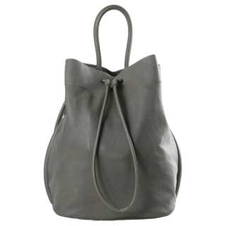 UMA WANG Horse Leather Handbag Large Women's Dark Gray