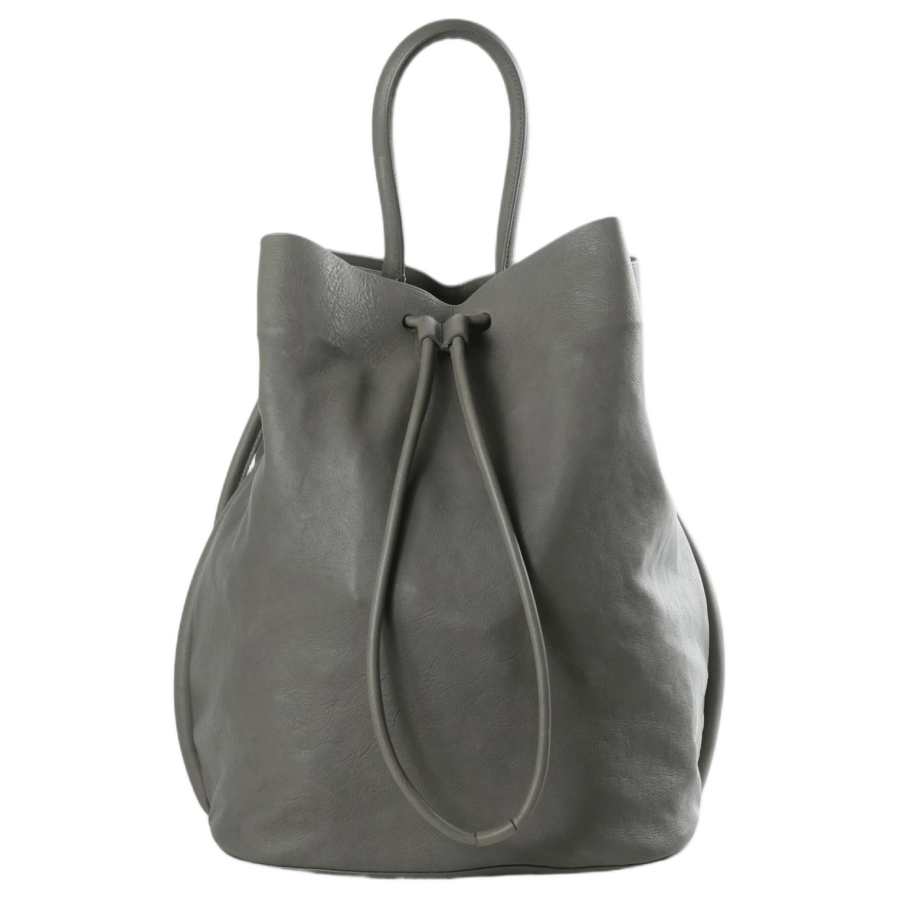 UMA WANG Horse Leather Handbag Large Women's Dark Gray