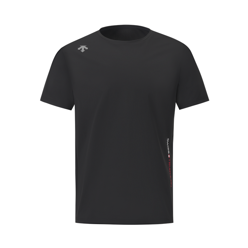 DESCENTE DESCENTE RUNNING T Shirts Men's Crew Neck Moderate