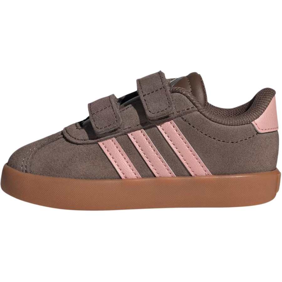 Adidas Adidas VL COURT 3.0 Low top Toddler Shoes Brown Pink Infant And Toddler