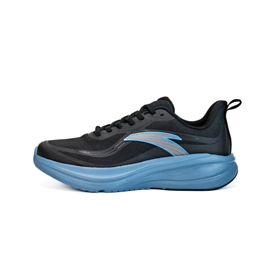 ANTA Anta Cloud Path Fabric Low top Running Shoes Men's Basic Black/Rosemary Blue