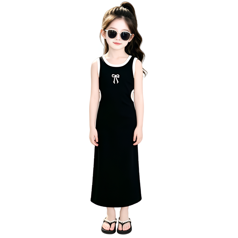 YALU Grade School Dresses Camisole Moderate Midi Skirt