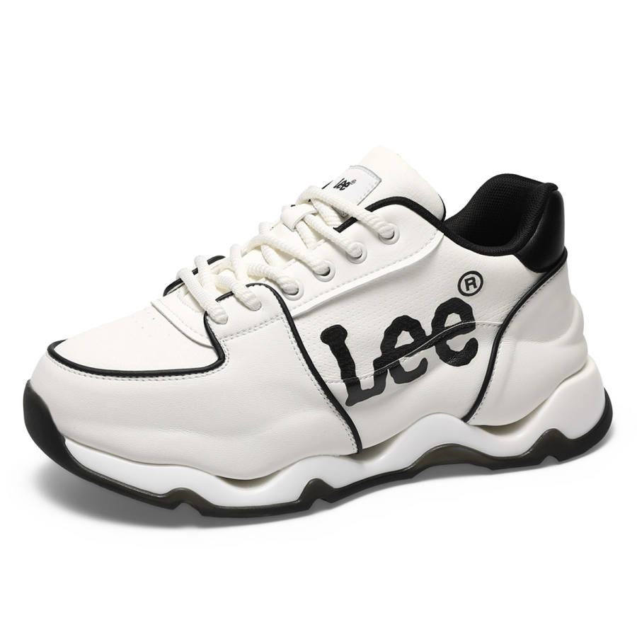 Lee Lee Chunky Sneakers Men's Low Top White Black Multicolor