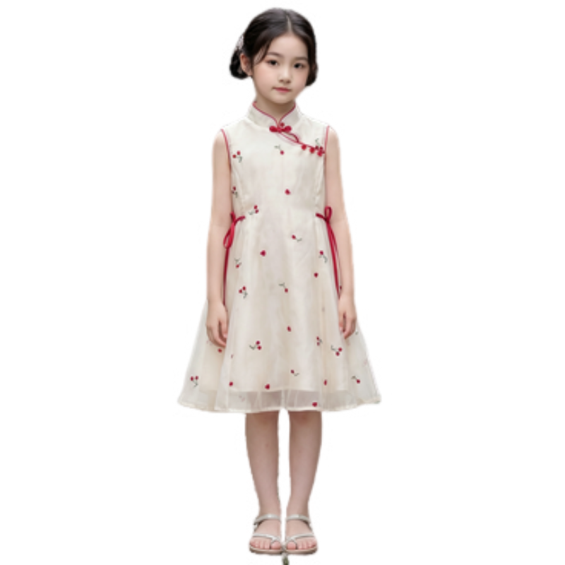 YALU Grade School Dresses Camisole Moderate Midi Skirt