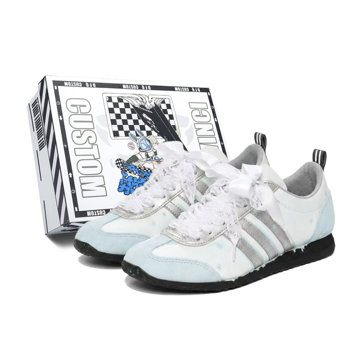 Adidas Adidas VS JOG 2.0 Fengyue Box Slip Resistant Low top German Army Trainers Unisex Blue