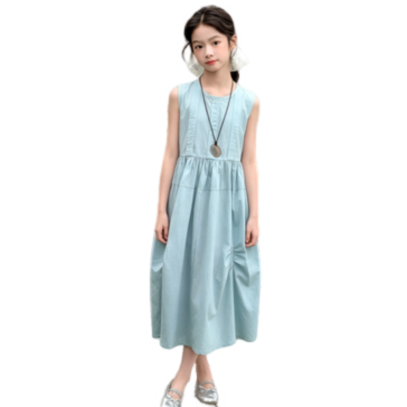 YALU Grade School Dresses Camisole Moderate Midi Skirt