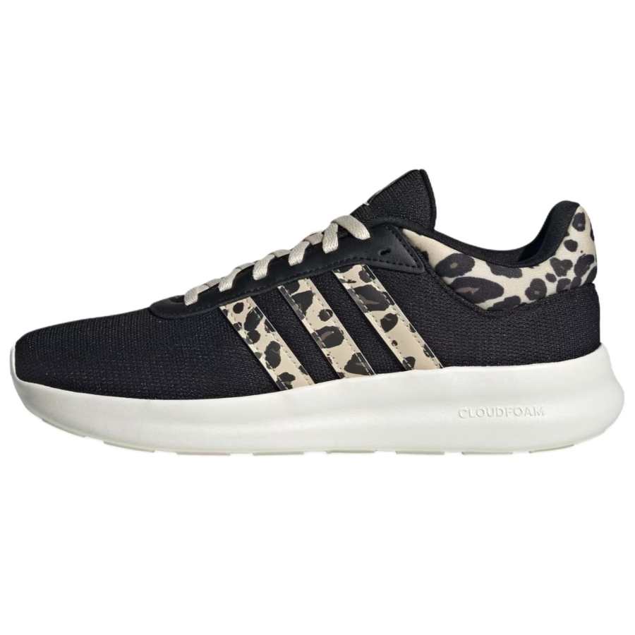 Adidas Adidas LITE RACER 4.0 Lightweight Support Running Shoes Women's Black Beige