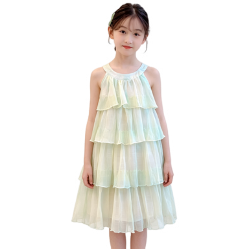 YALU Grade School Dresses Camisole Moderate Midi Skirt