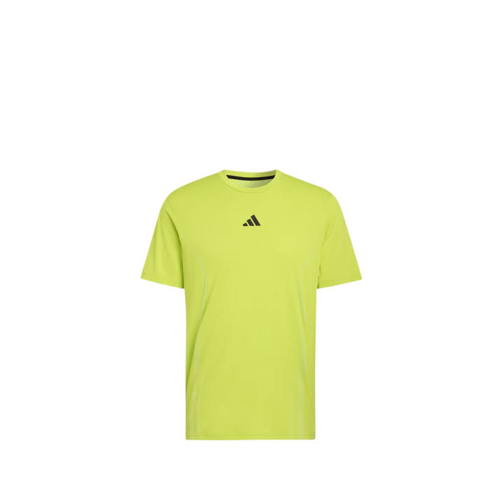 Adidas Adidas T Shirts Men's Semi Bright Yellow Neon Crew Neck Moderate